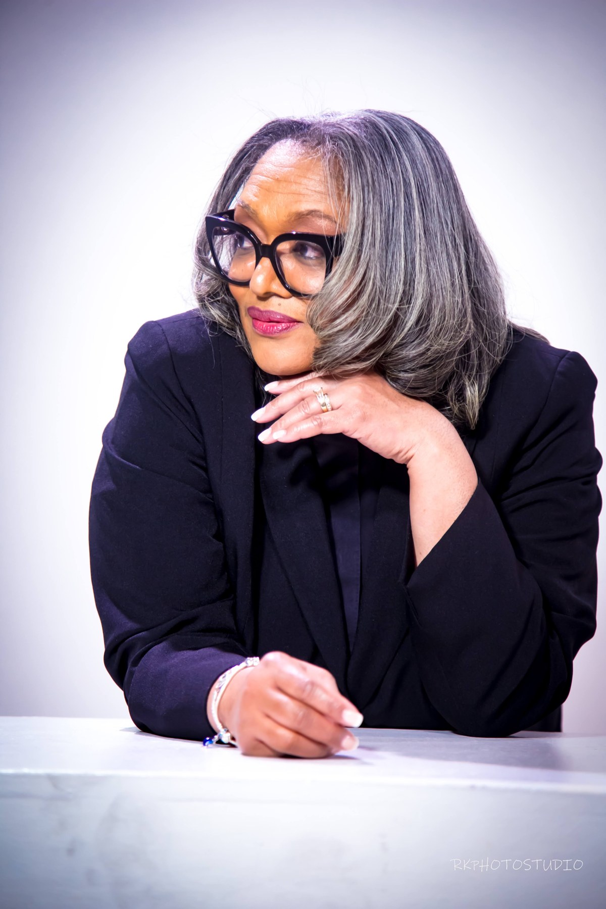 Teacher Cassandra Mitchell in a professional portrait